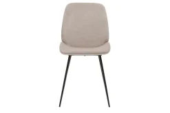 Miliboo Stühle aus taupefarbenem Samt mit Beinen aus Metall 2er-Set KAOLY* Design-stühle