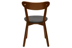 Miliboo Stühle im Eichen-Vintage und anthrazitgraue Sitzfläche (2er-Set) DOVE* Design-stühle|Holzstühle