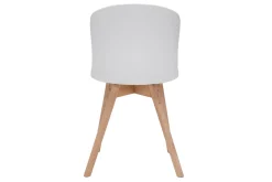 Miliboo Stühle in Weiß mit hellem Holz (2er-Set) ARISTA* Design-stühle
