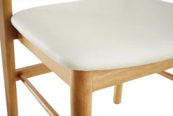 Miliboo Stühle in Weiß und hellem Holz (2er-Set) SHELDON* Design-stühle|Holzstühle