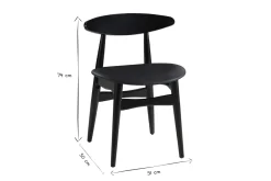 Miliboo Stühle skandinavisch helles Holz Weiß (2er-Set) WALFORD* Design-stühle|Holzstühle