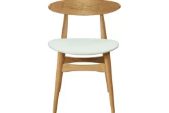 Miliboo Stühle skandinavisch helles Holz Weiß (2er-Set) WALFORD* Design-stühle|Holzstühle