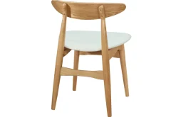 Miliboo Stühle skandinavisch helles Holz Weiß (2er-Set) WALFORD* Design-stühle|Holzstühle