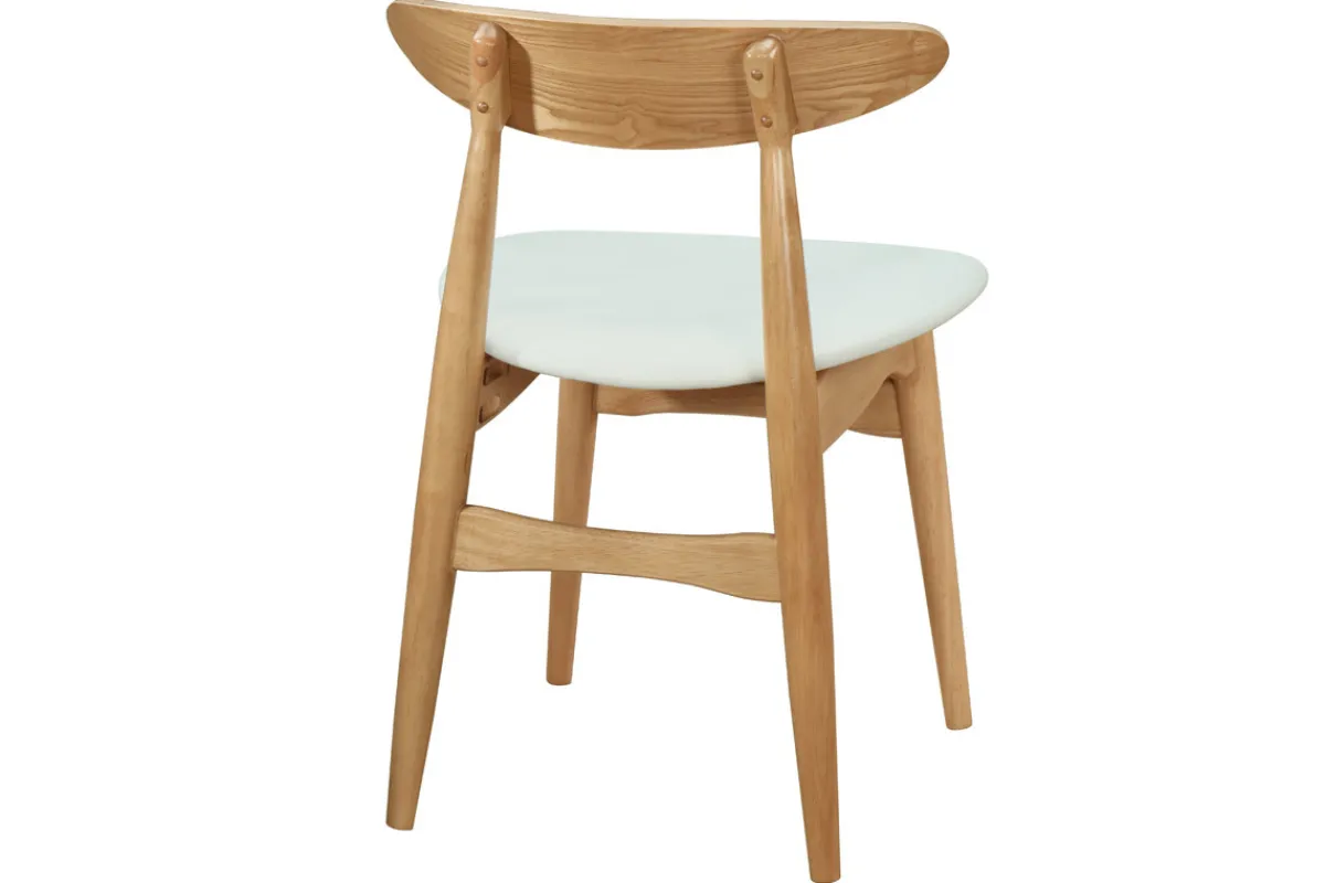 Miliboo Stühle skandinavisch helles Holz Weiß (2er-Set) WALFORD* Design-stühle|Holzstühle