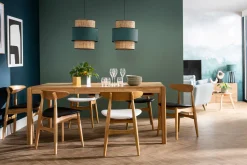Miliboo Stühle skandinavisch helles Holz Weiß (2er-Set) WALFORD* Design-stühle|Holzstühle