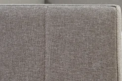 Miliboo Tagesbett mit Ausziehbett hellgrauer Stoff 90x195 cm ELIE*Kinder Betten Für Erwachsene|Kinderbetten