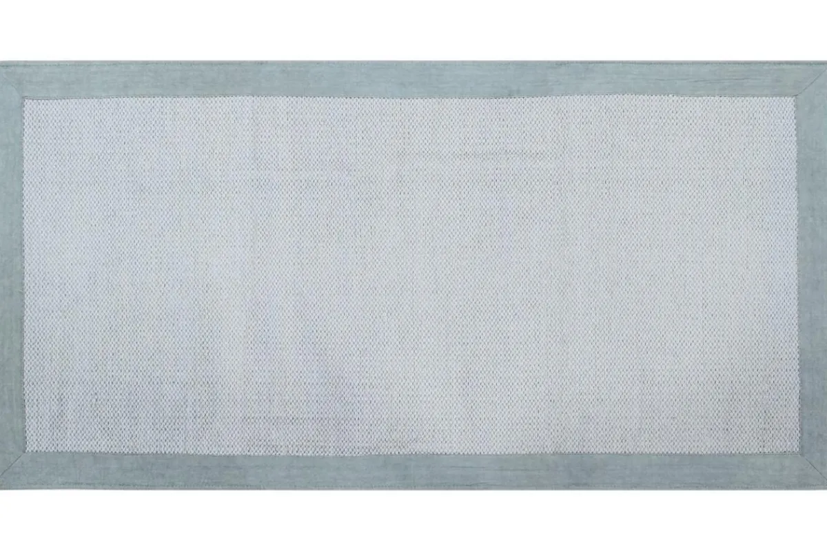 Miliboo Teppich für den Flur aus perlblauer Baumwolle 60 x 200 cm ASTER* Teppiche|Alle Dekoration