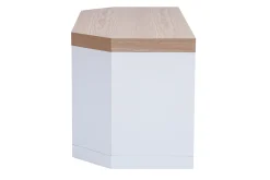 Miliboo TV-Eckmöbel weiß und Eschenfurnier MAX* Tv-lowboards