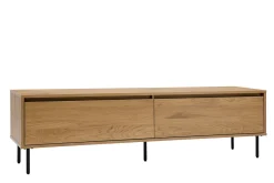 Miliboo TV-Möbel mit hellem Holzfinish in Eiche 2 Schubladen L160 cm ARAGON* Tv-lowboards