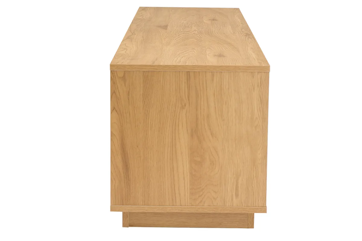Miliboo TV-Möbel mit hellem Holzfinish in Eiche 2 Schubladen L160 cm MADERO* Tv-lowboards