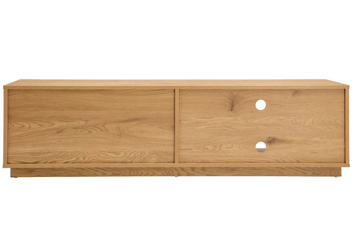 Miliboo TV-Möbel mit hellem Holzfinish in Eiche 2 Schubladen L160 cm MADERO* Tv-lowboards