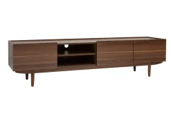 Miliboo TV-Möbel mit Türen aus dunklem Holz B180 cm SANAA* Tv-lowboards