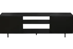 Miliboo TV-Möbel schwarz mit 2 Türen L150 KARL* Tv-lowboards