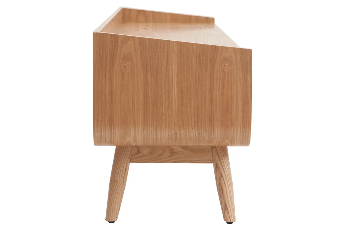 Miliboo TV-Möbel Vintage Nussbaumholz 180 cm HALLEN* Tv-lowboards