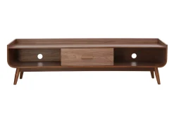 Miliboo TV-Möbel Vintage Nussbaumholz 180 cm HALLEN* Tv-lowboards