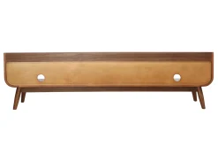 Miliboo TV-Möbel Vintage Nussbaumholz 180 cm HALLEN* Tv-lowboards
