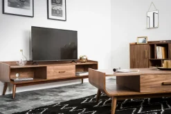 Miliboo TV-Möbel Vintage Nussbaumholz 180 cm HALLEN* Tv-lowboards