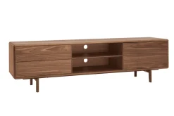 Miliboo TV-Möbel Walnussfurnier mit Stauraum B180 cm SUVA* Tv-lowboards