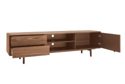 Miliboo TV-Möbel Walnussfurnier mit Stauraum B180 cm SUVA* Tv-lowboards