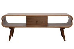 Miliboo TV-Schrank mit Ablagefächern aus dunklem Holz B 132 cm TAKLA* Tv-lowboards