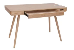 Miliboo Vernetzter Multimedia-Schreibtisch aus massiver Esche CLEVER* Design-schreibtische