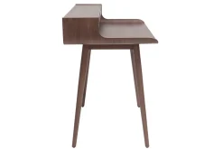 Miliboo Vintage Schreibtisch aus Nussbaumholz 3 Schubladen L110 cm OPUS* Design-schreibtische