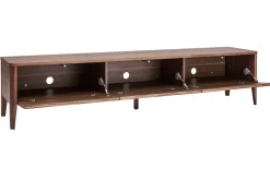 Miliboo Vintage TV-Möbel Walnuss-Finish 3 Schubladen B180 cm BENJA* Tv-lowboards