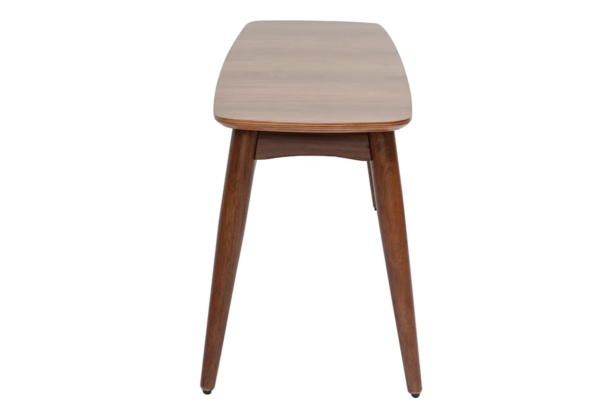 Miliboo Vintage-Bank Nussbaum B 130 cm NORDECO* Holzstühle|Bänke
