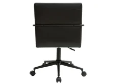 Miliboo Vintage-Bürostuhl aus Polyurethan und Metall in Schwarz FLOKI* Bürostühle|Bürostuhl Zum Kleinen Preis