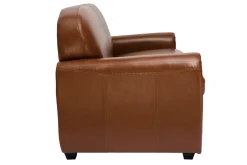 Miliboo Vintage-Ledersofa braun 3-Sitzer CLUB* Ledersofas