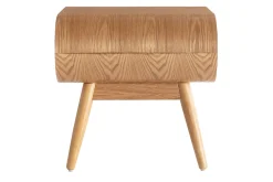 Miliboo Vintage-Nachttisch mit Schublade aus hellem Holz B45 cm (2er-Set) BJORG* Nachttische