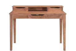 Miliboo Vintage-Schreibtisch aus massivem Akazienholz mit Fach und Schubladen B115 cm GARY* Design-schreibtische