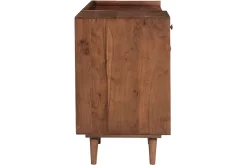 Miliboo Vintage-Schreibtisch mit Schubladenelement aus massivem Akazienholz B130 cm ROBY* Design-schreibtische