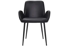 Miliboo Vintage-Sessel mit schwarzen Metallbeinen (2er-Set) TIKA* Design-sessel|Design-stühle