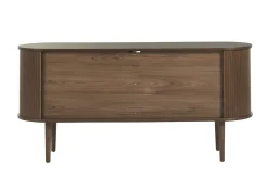 Miliboo Vintage-Sideboard aus dunklem Holz mit 2 Schiebetüren B160 cm EPIC* Sideboards
