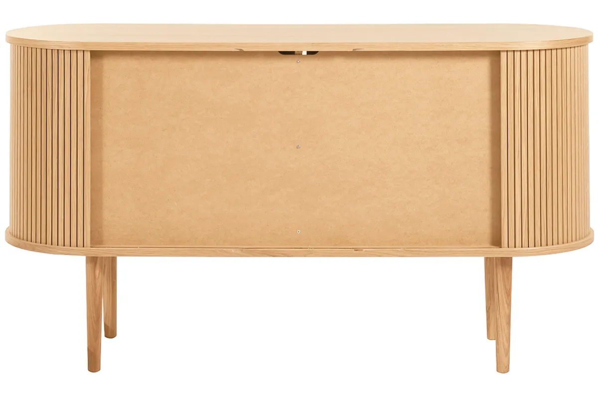 Miliboo Vintage-Sideboard aus hellem Eichenholz mit 2 Schiebetüren B138 cm EPIC* Sideboards