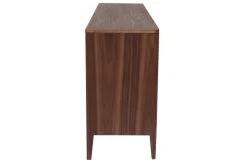 Miliboo Vintage-Sideboard mit 2 Türen und 3 Schubladen Walnussfurnier B180 cm BENJA* Sideboards
