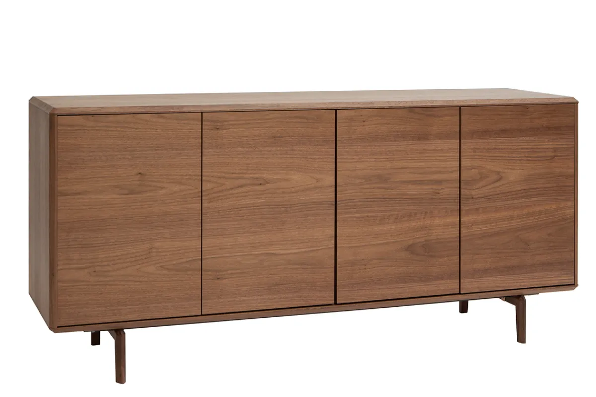 Miliboo Vintage-Sideboard mit vier Türen aus dunklem Holz B160 cm SUVA* Sideboards