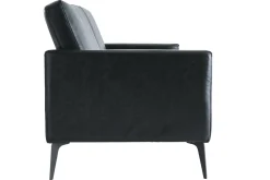 Miliboo Vintage-Sofa Schwarz 3 Sitzplätze RICCI* Design-sofas