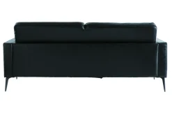 Miliboo Vintage-Sofa Schwarz 3 Sitzplätze RICCI* Design-sofas