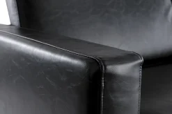 Miliboo Vintage-Sofa Schwarz 3 Sitzplätze RICCI* Design-sofas