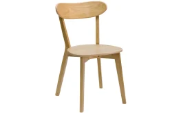 Miliboo Vintage-Stühle aus hellem Holz mit Eichenfurnier (2er-Set) DOVE* Design-stühle|Holzstühle