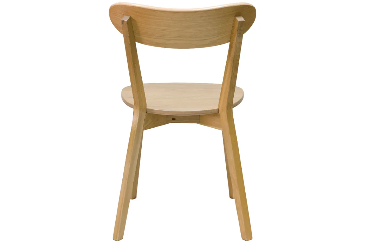 Miliboo Vintage-Stühle aus hellem Holz mit Eichenfurnier (2er-Set) DOVE* Design-stühle|Holzstühle