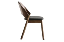 Miliboo Vintage-Stühle aus Walnuss und in Schwarz (2er-Set) AVALON* Design-stühle|Holzstühle