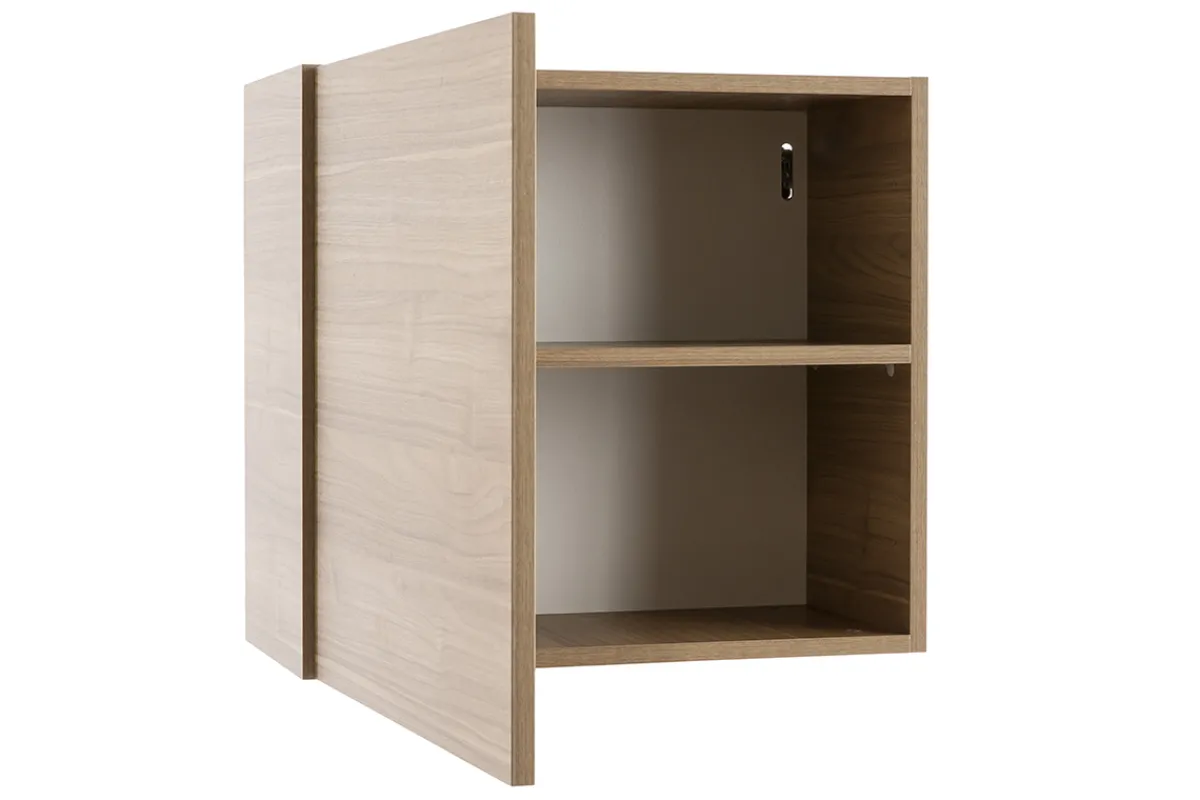 Miliboo Wandelement quadratisch Oberfläche Holz hell ETERNEL* Bücherregale|Bücherregale