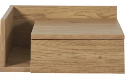 Miliboo Wand-Nachttische in hellem Eichenholz mit Schublade L40 cm (2er-Set) NASTY* Nachttische
