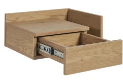 Miliboo Wand-Nachttische in hellem Eichenholz mit Schublade L40 cm (2er-Set) NASTY* Nachttische