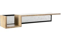 Miliboo Wandregal Industrie-Stil Mangoholz und Metall 90 cm RACK* Bücherregale|Bücherregale