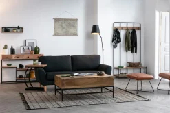 Miliboo Wandregal Industrie-Stil Mangoholz und Metall 60 cm RACK* Bücherregale|Bücherregale