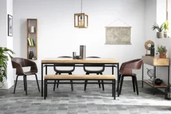 Miliboo Wandregal Industriestil Mangoholz YPSTER* Bücherregale|Bücherregale